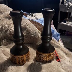 Shabbat candleholders from Israel